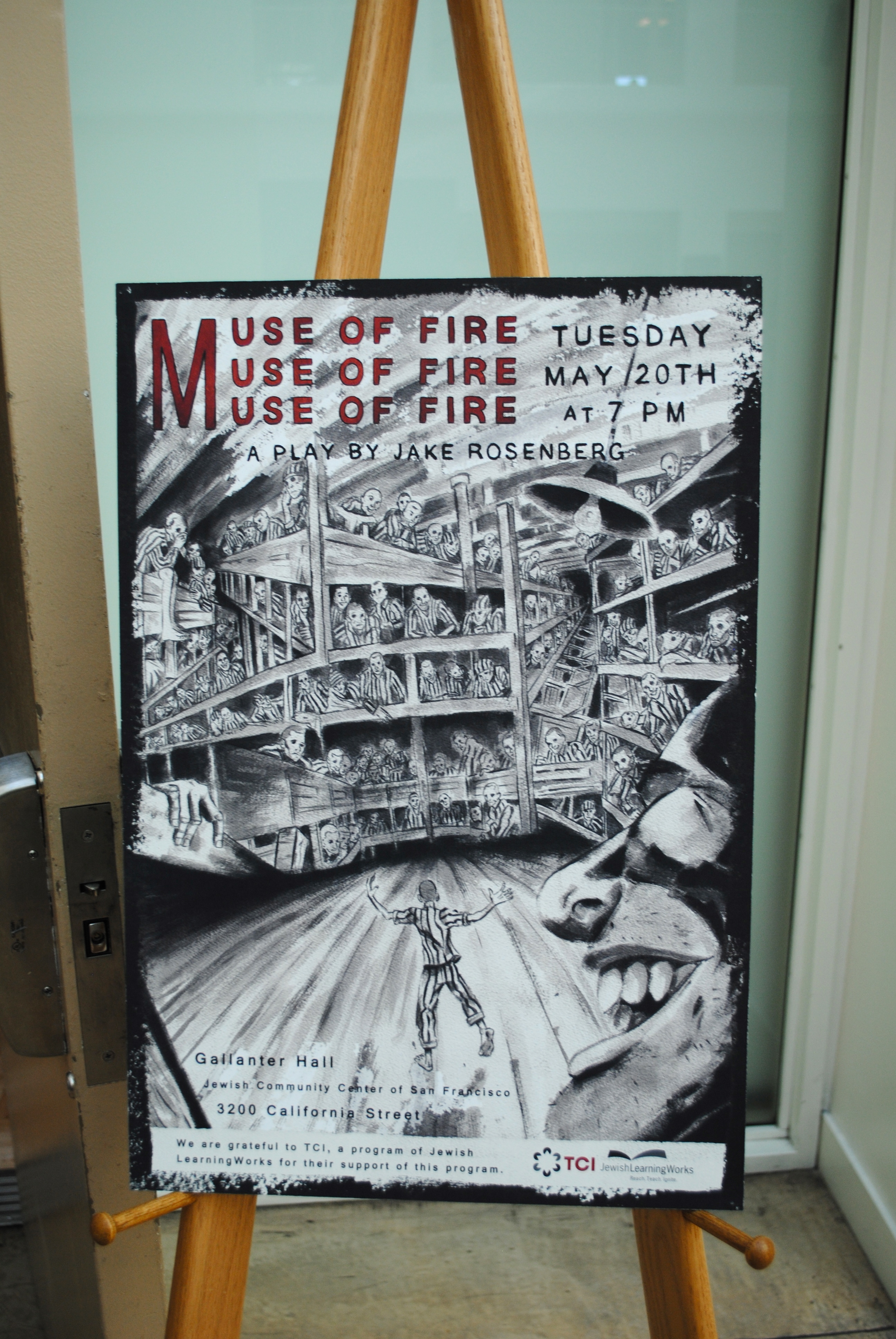 Muse of Fire poster, San Francisco staged reading.